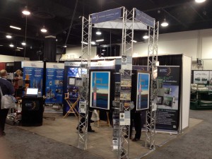 Our display at the Global Petroleum Show - Showing off some of our controllers and debuting the new CyclopsTM IS and ExP models. Click on the photo for a full sized image.